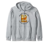 Might Have to Call in Silly Today Funny Goose Retro Sweat à Capuche