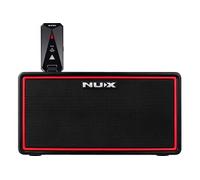 Amplificateur d'entraînement stéréo Nux Mighty Air, ampli d'entraînement pour Guitare électrique (Haut-Parleur 2 Pouces, système sans Fil Bluetooth et embarqué, Batterie Rechargeable intégrée), Noir