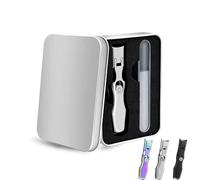 Mighty Clip Nail Clippers, Streamliney Precision Nail Cutter, Arrivalcy Nail Clippers, Mightyclip Nail Clippers, Professional Multifunctional Heavy Duty Nail Cutter Toe Clippers (Silver)