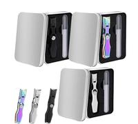 Mighty Clip Nail Clippers, Streamliney Precision Nail Cutter, Arrivalcy Nail Clippers, Mightyclip Nail Clippers, Professional Multifunctional Heavy Duty Nail Cutter Toe Clippers (3pcs-Mix)