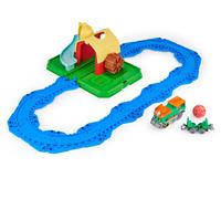 Mighty Express Farm Station Playset - Playset with 11-Piece Track Set, Push-and-