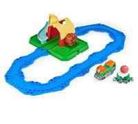 Mighty Express - Gare de la Ferme + Train Fizz - Playset Ferme avec Locomotive de Fizz La Fermière - Jouet Inspiré De La Série - Aventures Animées À Rail-Ville - Jouet Enfant 3 Ans et +