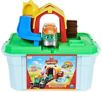 Mighty Express - Gare de la Ferme + Train Fizz - Playset Ferme avec Locomotive de Fizz La Fermière - Jouet Inspiré De La Série - Aventures Animées À Rail-Ville - Jouet Enfant 3 Ans et +