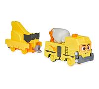 MIGHTY EXPRESS - TRAIN MOTORISE BROCK - Locomotive de Brock Le Bâtisseur Avec Outil & Wagon De Cargaison - Jouet Inspiré De La Série - Aventures Animées À Rail-ville - Jouet Enfant 3 Ans et +