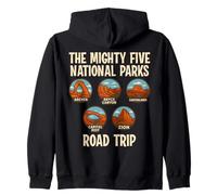 Mighty Five National Parks Road Trip Sweat à Capuche