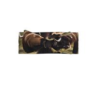 Mighty Highland Yak Bandeau avec nœud pour bébé - Bandeau élastique super doux, adapté pour les nouveau-nés, les fêtes, les séances photo et le port quotidien