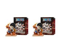 Mighty Jaxx Hidden Dissectibles: One Piece Series 6 (Luffy Gears) | Figurine de Collection Boîte Surprise | Un Personnage aléatoire (Lot de 2)