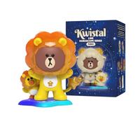 Mighty Jaxx Line Friends, Collection Horoscope Kwistal Fwenz Primus | Figurines de Collection dans Une boîte mystère | Un lot Contenant Une Figurine aléatoire