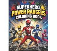 Mighty Masked Heroes Coloring Book: Bold and Easy Superhero Action Designs for Kids, Teens & Beginners