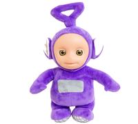 Mighty Mojo Teletubbies Peluche parlante Tinky Winky - Répète plus de dix phrases de l'émission - La poupée mesure 28 cm - Jouet en peluche sous