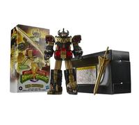 Mighty Morphin Power Rangers Megazord Ensemble de figurines classiques de 17,8 cm (Dino Megazord (noir et or))