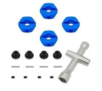 MIGHTY SCAPERS 12mm Aluminum Wheel Hex Drive Hub Adapteur Compatible avec 4X4, 2WD, RC Model Cars