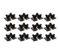 MIGHTY SCAPERS 12PCS Hatch Anges Maintenance Base Compatible avec RC Fixed Wing Airplane Cockpit Wind Screen et Wing Connection DIY Accessoires(Type 901(L30XW16mm))