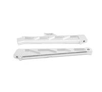 MIGHTY SCAPERS 2-Piece Metal Front et Rear Chassis Brace Compatible avec 1/7 Mojave 6S BLX RC Car(Silver)