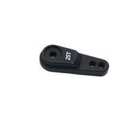 MIGHTY SCAPERS 25T Servo Arm Horn pour 1/10 Scale RC Crawler Compatible avec et Divers Modèles(Type B-Black)