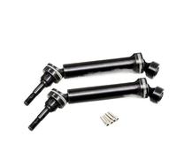 MIGHTY SCAPERS 2Pcs Hard Steel Drive Shaft Set Front et Derrière pour 1/16 4WD RC Car - Replacement Drivetrain Parts