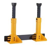 MIGHTY SCAPERS 2pcs Metal Jack Stands Compatible avec 1/10 RC Crawler Cars Like, CC01, D110, TF2(Yellow 2pcs)