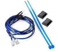 MIGHTY SCAPERS 2Pcs PH2.0 Plug 3mm Light Set Compatible avec 1/14 RC Trailer Modèles et Similar 1/10 RC Cars(Blue)