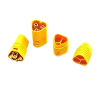MIGHTY SCAPERS 5 Paires MT60 3.5mm Current 3 Pole Plug Socket Connector Set Compatible avec RC Toy Model Cars, Motors, ESCs et Similar