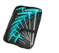 MIGHTY SCAPERS 6/9 Piece T-Handle Allen Key Wrench Set avec bagage de stockage, Hexagon Screwdriver Kit pour la réparation domestique(9Pcs)