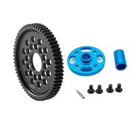 MIGHTY SCAPERS 63T 64T 66T 68T 71T Spur Gear et Mount Set Compatible avec TT-02 TT02 1/10 Scale RC Modèles de Voiture(63T)