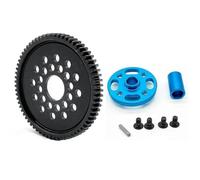 MIGHTY SCAPERS 63T 64T 66T 68T 71T Spur Gear et Mount Set Compatible avec TT-02 TT02 1/10 Scale RC Modèles de Voiture(68T)