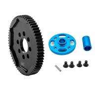 MIGHTY SCAPERS 63T 64T 66T 68T 71T Spur Gear et Mount Set Compatible avec TT-02 TT02 1/10 Scale RC Modèles de Voiture(64T)