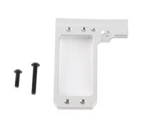 MIGHTY SCAPERS Aluminum 4-Link Servo Mount Adapter Compatible avec Phoenix F10 VP 1/10 Scale RC Car Modèles (Rouge, Noir, Argent)(Silver)