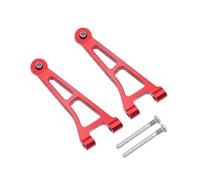 MIGHTY SCAPERS Armoires frontales pour 1/14 RC Car - Suspension d'aluminium Une Partie de Remplacement d'armes Compatible avec Les modèles 14210 14209(Red)
