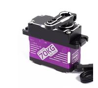 MIGHTY SCAPERS C1270-MGX-E Torque d'eau résistant à l'eau Servo numérique Compatible avec 1/10 1/8 Scale RC Model Cars, Crawlers, et Accessoires Buggy(Purple)