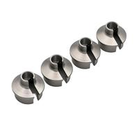 MIGHTY SCAPERS Caps d'absorption en Aluminium pour 1/8 RC Crawler Suspension - Parts de Remplacement de 4 Paquets compatibles avec Les modèles Corally Kronos