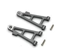 MIGHTY SCAPERS Front Lower Swing Arm Metal Suspension Arm pour 1/10 RC Crawler Compatible avec 16207 1620.8 16.209 16210 H16(Light Grey)