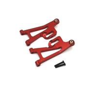 MIGHTY SCAPERS Front Lower Swing Arm pour 1/14 RC Car 14209 14210 - Metal Suspension Arm Replacement, 65mm, 2pcs(Red)