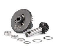 MIGHTY SCAPERS Helical Axle Gear Set Compatible avec AR44 AR45 Axle VS4-10 F9 Phoenix F10 RC Crawler Modèles(33T 8T)