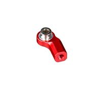 MIGHTY SCAPERS M3 Ball Joint Pull Rod Head Compatible avec 1/10 1/8 Scale RC Remote Control Model Cars, Buggies, Crawlers, Trucks, et Modification Accessoires(Red)
