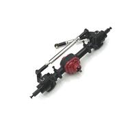 MIGHTY SCAPERS Métal Front et Rear Axle Sets pour 1/12 Scale RC Cars - Zinc Die-Cast Housing avec Gears d'acier, Compatible avec MN82 LC79 Mn78 D91 D96 99S(Couleur: F-BK)