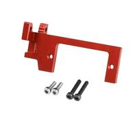 MIGHTY SCAPERS Metal Gearbox Shift Servo Mount Bracket Compatible avec Les camions et Les Voitures RC à échelle 1:14 pour l'assemblage et Le DIY(Red)