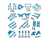 MIGHTY SCAPERS Metal Rear Shock Absorber Swing Arm avec Coupe pour 1/14 Scale RC Car - Replacement Suspension Partie Compatible avec Modèle 14211(Blue)