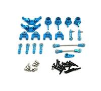 MIGHTY SCAPERS Metal Steering Cup et Suspension Upgrade Kit Compatible avec 284161 284010 131 K989 K979 K969 P929 P939 1/28 Scale RC Cars(Blue)