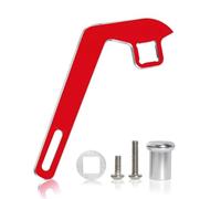 MIGHTY SCAPERS Metal Thumb Lever Transmitter Trigger Roulant Adapteur de contrôle à Main Unique Compatible avec TQi Transmitter 6530 Upgrade Parts(Red)