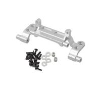 MIGHTY SCAPERS Metal Tie Rod Bracket Pull Rod Base Seat pour 1/12 MN82 MN78 RC Car - Front Suspension Upgrade Part, Silver/Black/Red(Silver)