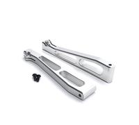 MIGHTY SCAPERS Metal Upper Swing Arm EA1002A Compatible avec JLB 1/10 J3 Remote Control Car Parts Remplacement et Upgrade(Silver)