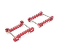 MIGHTY SCAPERS Mots d'armes en métal Avant et en arrière pour 1/14 1/12 RC - pièces de Suspension de Remplacement Compatible avec Les modèles 144001 14 4002 144010 124016 1240.17 124.18 120.19(Red)