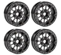 MIGHTY SCAPERS Offset Adjustable 1.9 Beadlock Wheels Compatible avec 1/10 Scale VRD VS4-10 Phoenix H10 Rigs Optic et Crawlers RC Similaires(Type A)