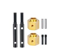 MIGHTY SCAPERS Portale Stub Axle Drive Gear Shaft Wheel Hex Adapter Compatible avec III AXI03007 1/10 RC Crawler Car (10mm/13mm)(13mm)