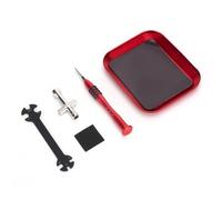 MIGHTY SCAPERS RC Car Tools Set avec Spanner, Screw Tray, Small Screwdriver, 6-in-1 Wrench Compatible avec FMS, Modèles RC, Plans, Boats, et Cars(Red)