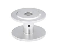 MIGHTY SCAPERS RC Crawler 25T Aluminum Winch Spool Wheel 1/10 Scale Compatible avec VS4-10 Chassis(25x16mm Silver)