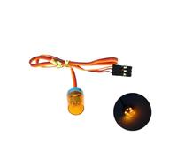 MIGHTY SCAPERS RC Crawler Engineering Light avec Flicker Rotation et Effet respiratoire 1/10 Scale Compatible avec et 1/14 Dump Trucks(Couleur: Yellow)