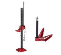 MIGHTY SCAPERS RC Crawler Jack Stand et Winch Anchor 1/10 Accessoires en métal à échelle Compatible avec Les véhicules de contrôle à Distance Hors Route
