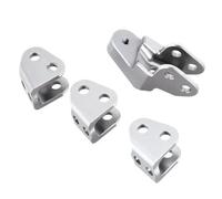 MIGHTY SCAPERS RC Crawler Lower Link Mount Set 1/10 Scale Aluminium Compatible avec Gen8 Scout II RER11337(Silver)